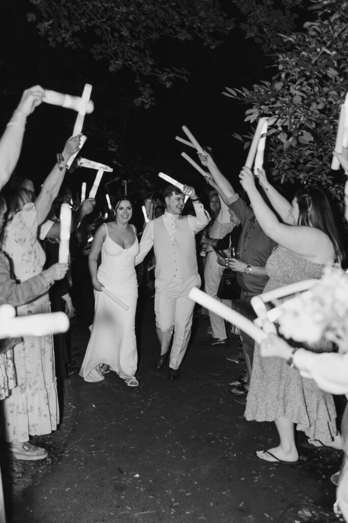 Glowstick grand exit after sunset at Mcmenamins Cornelius Pass Roadhouse