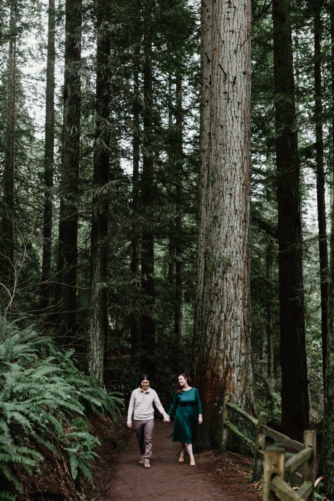 Moody Pacific Northwest engagement photos in Portland OR